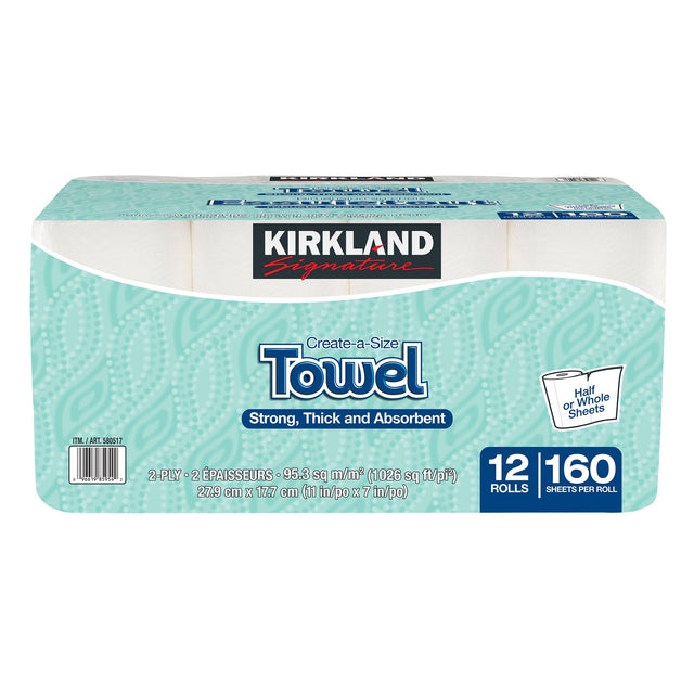 Kirkland Signature 2-ply Paper Towels, 12-pack M9