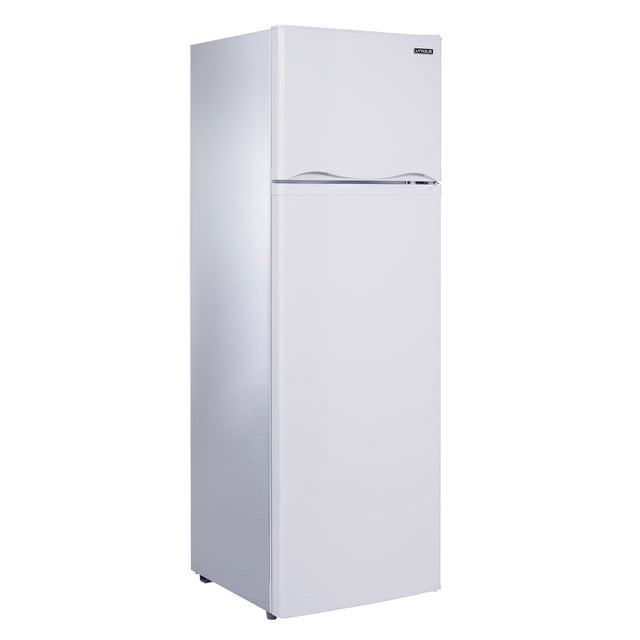 Unique 9.0 cu. ft. White Solar Powered Top Mount Refrigerator F3
