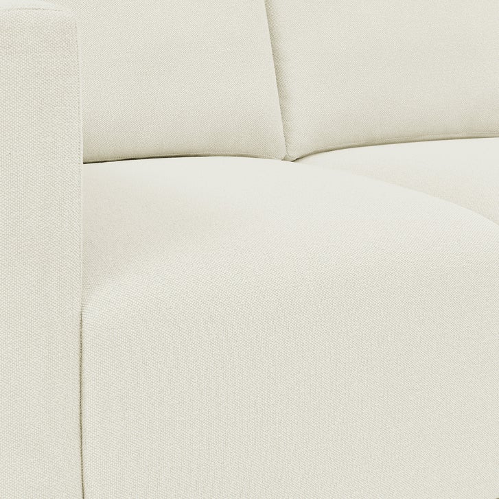 Henredon Fabric Sofa with Wood Base