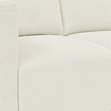 Henredon Fabric Sofa with Wood Base