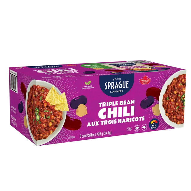 Sprague Triple Bean Chili Cans, 8 × 425 g V6