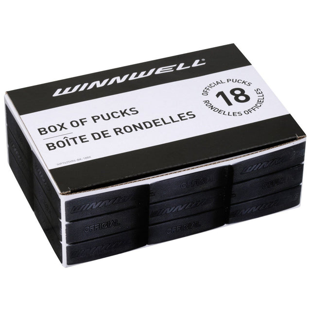 Winnwell Hockey Pucks Box of 18 units L8