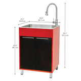 Transform 24 in. Utility Sink with Faucet