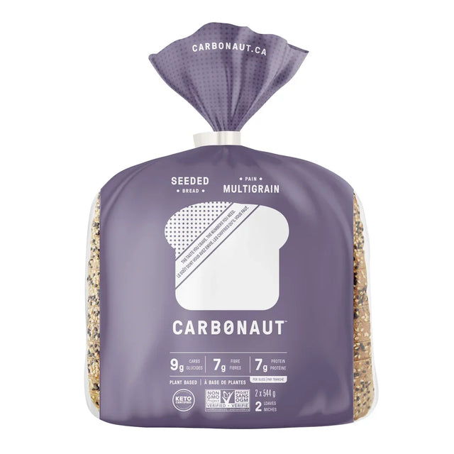 Carbonaut Seeded Keto Bread, 2 x 544 g W1