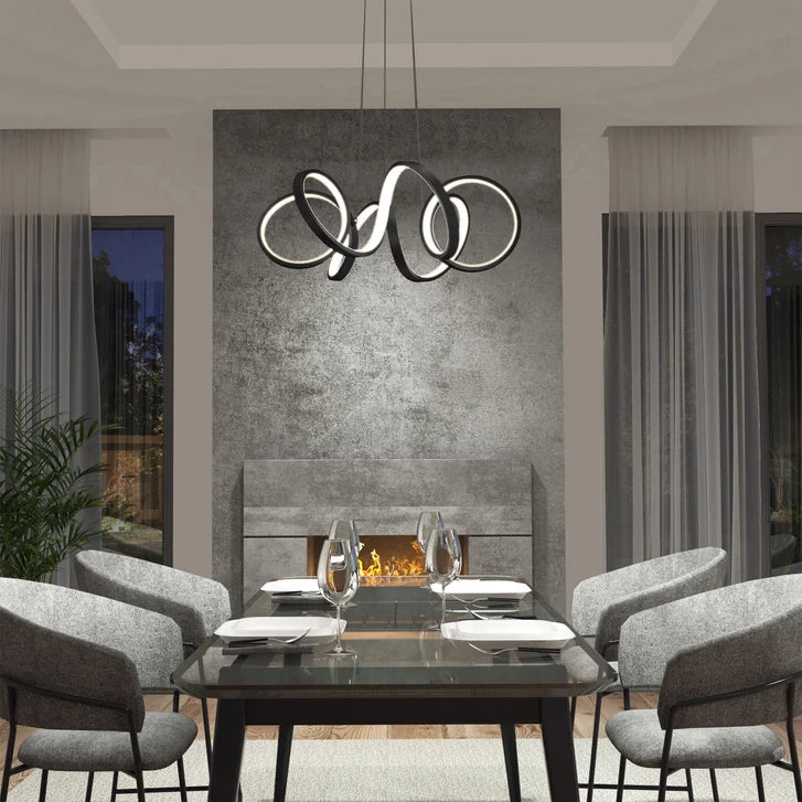 Artika Swirl Ribbon Pendant Light