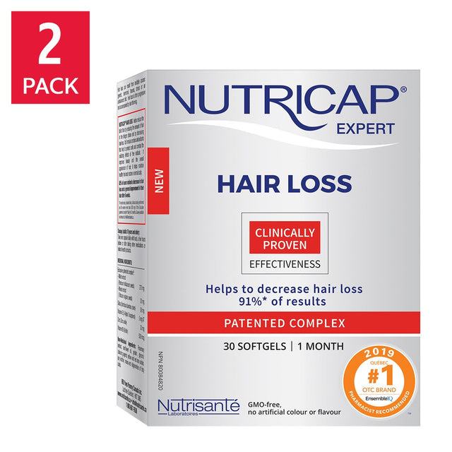 Nutrisanté Nutricap Hair Loss, 30 softgels, 2-pack I8