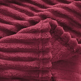 Wide Ribbed Flannel Blanket