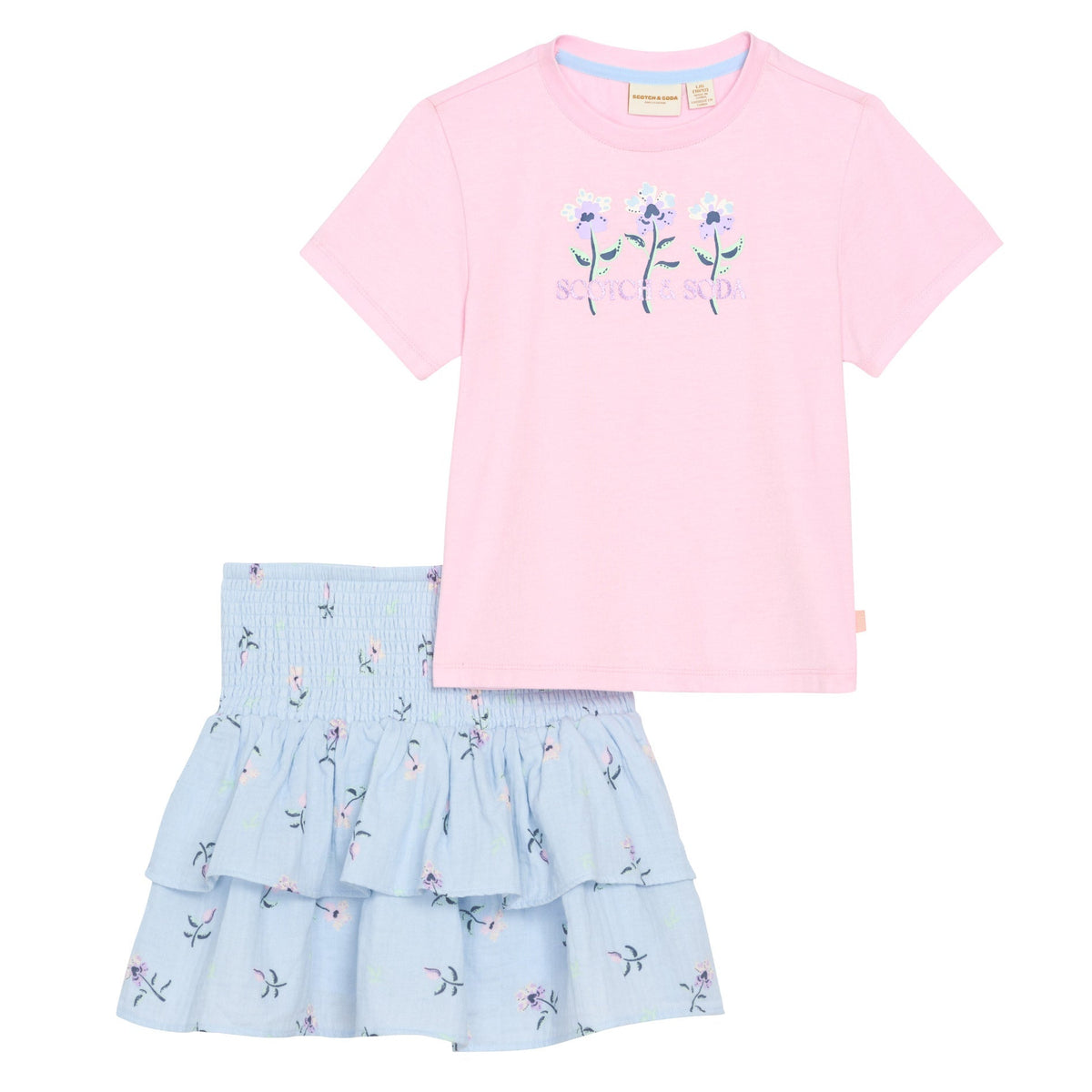 Scotch & Soda Girls 2-piece Skort Set