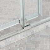 OVE Decors Dayton Frameless Glass Alcove Shower Door