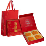 Fat Choy White Lotus Seed Paste with Single Yolk Mooncake, 3 × (4 × 160 g)