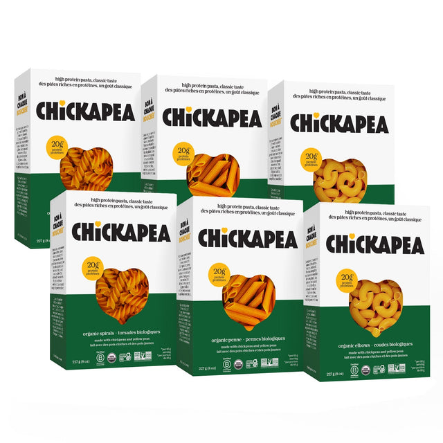 Chickapea Organic Chickpea Protein Pasta, 6 × 227 g D0