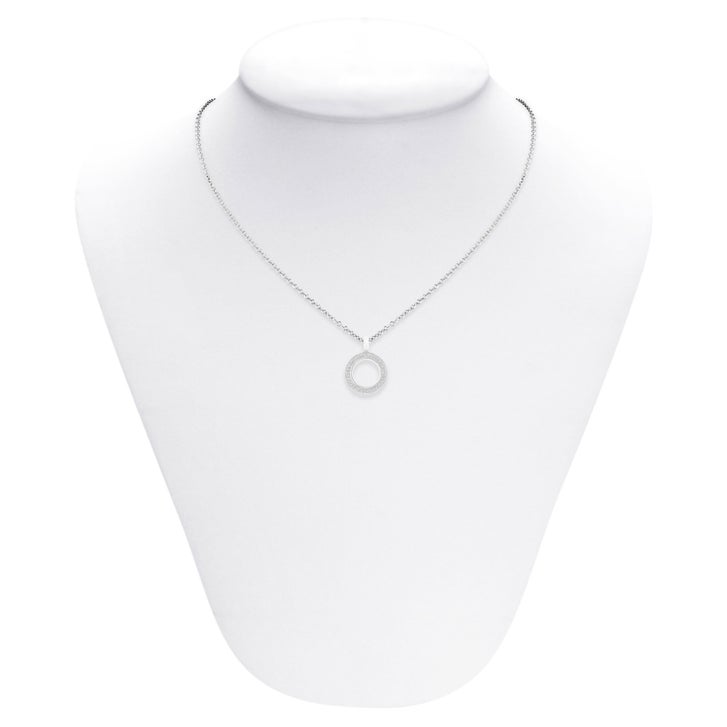 Round Brilliant Diamond Circle Pendant (0.25 ctw)