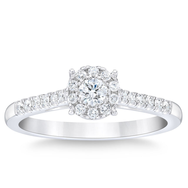 Round Brilliant Diamond Ring (0.35 ctw) X4