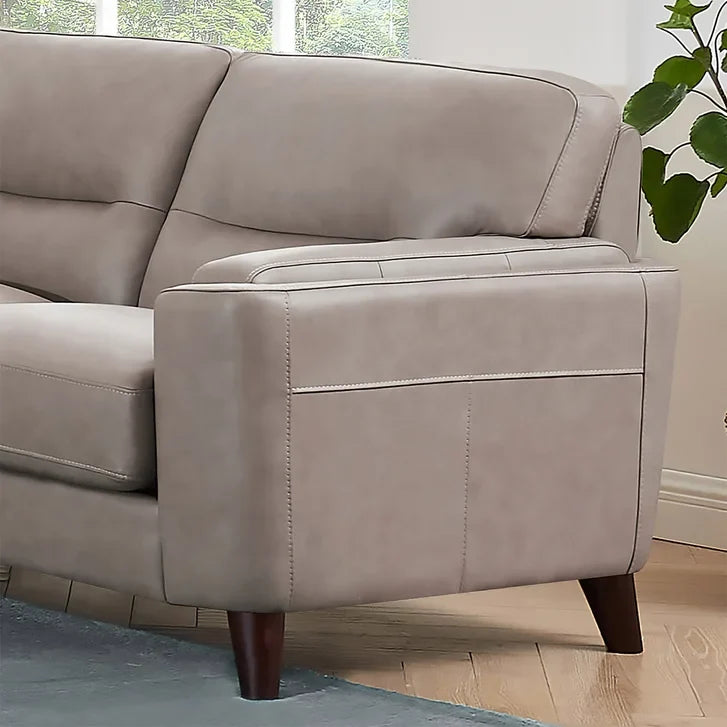 Prospera Home Sorena Top-grain Leather Sofa and Chair
