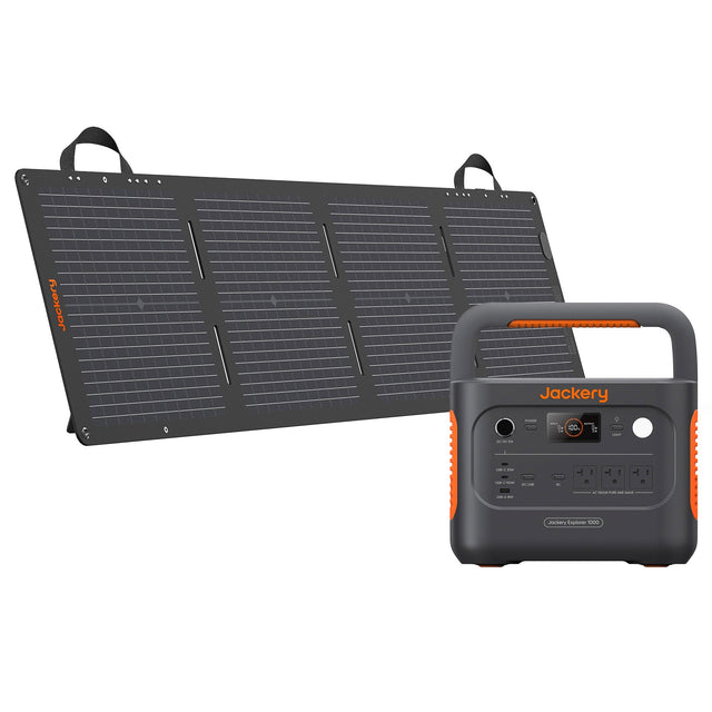 Jackery Explorer 1000 Power Station + SolarSaga 100W mini N0