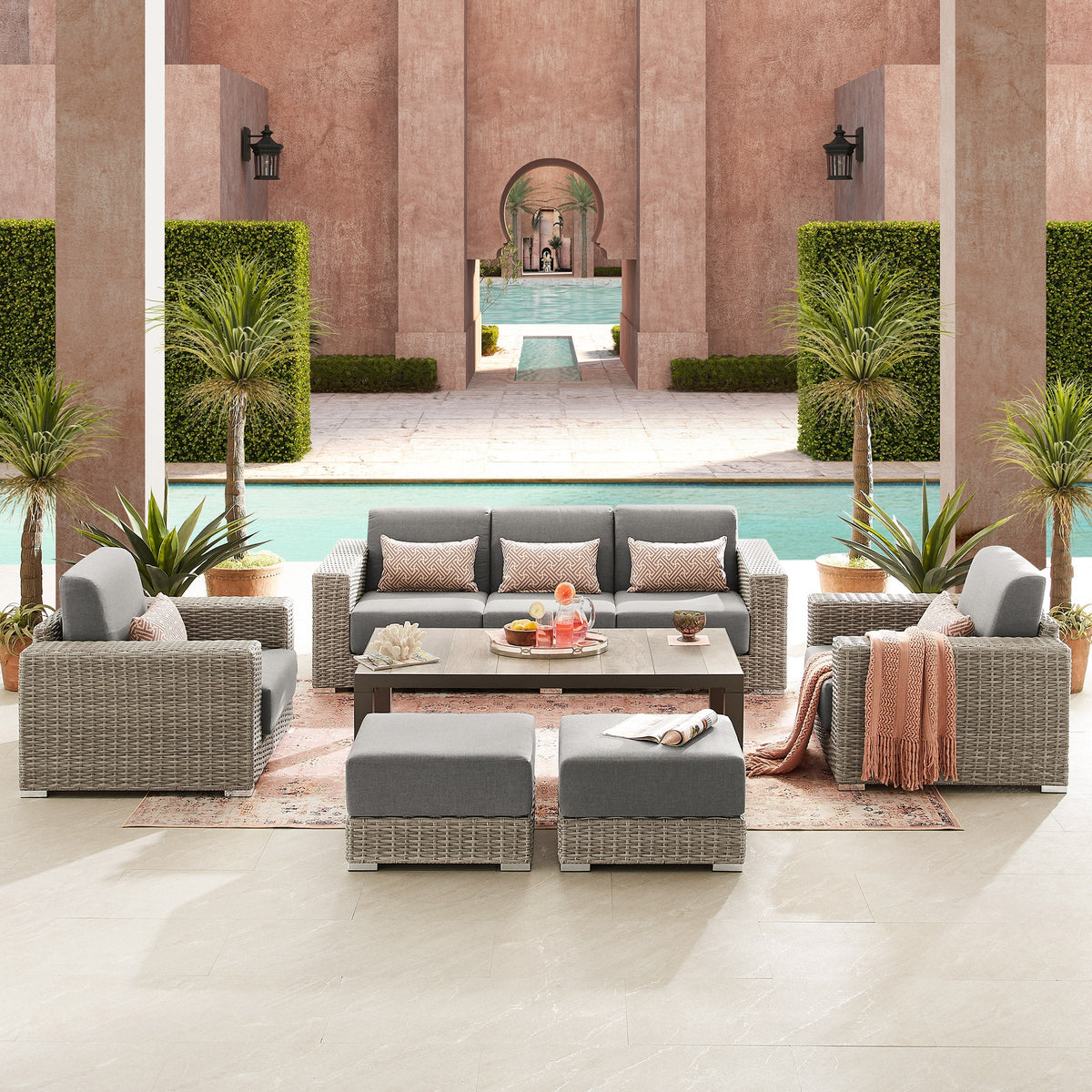 Eden 6-piece Patio Conversation Set