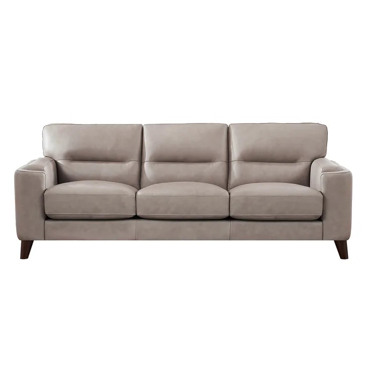 Prospera Home Sorena Top-grain Leather Sofa and 2 Chairs