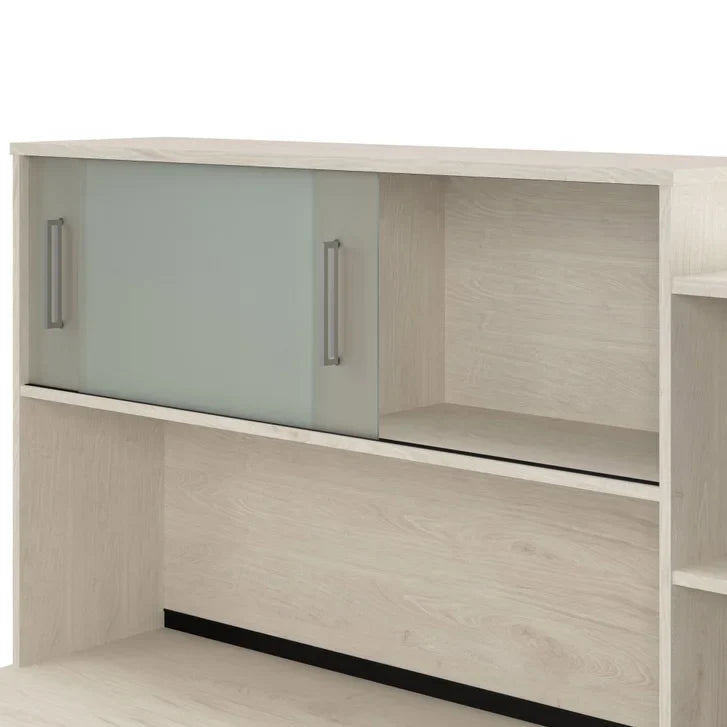 Orford L- Shaped Desk with Hutch and Bookcase