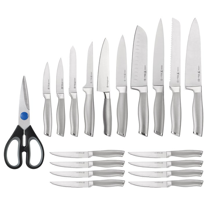 Henckels Modernist Self-sharpening Knife Block Set, 20-piece