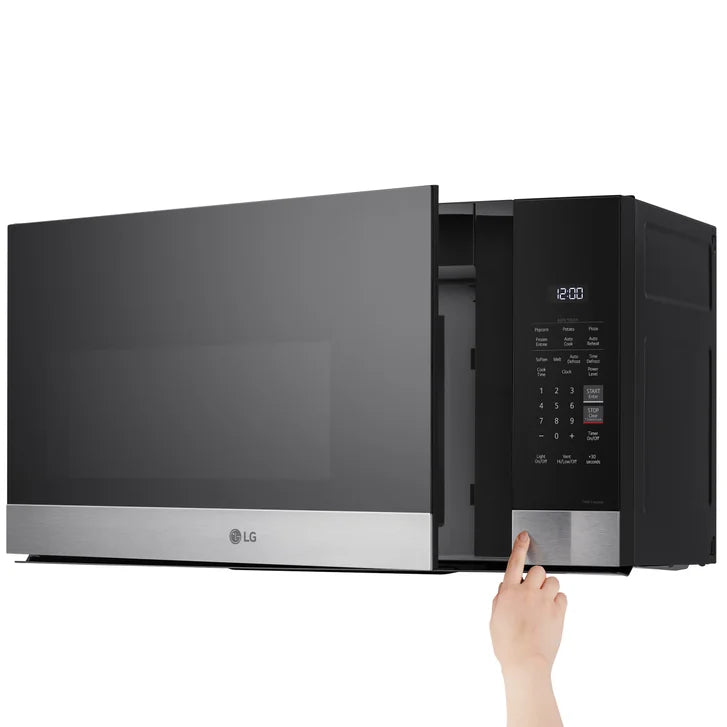 LG 30 in. 1.7 cu ft. Stainless Steel Over the Range Microwave with Auto Cook Settings, 300 CFM
