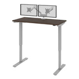 Bestar Upstand 61 cm x 122 cm (24 in. x 48 in.) Height Adjustable Desk with Dual Monitor Arm