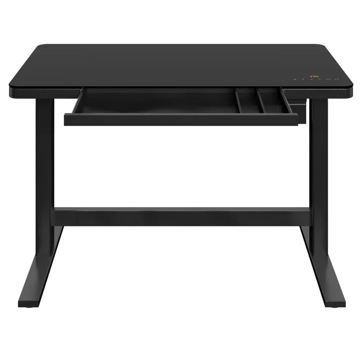 Tresanti Geller Slimline Height Adjustable Desk 120.1 cm x 65 cm (47.3 in x 25.6 in), Black