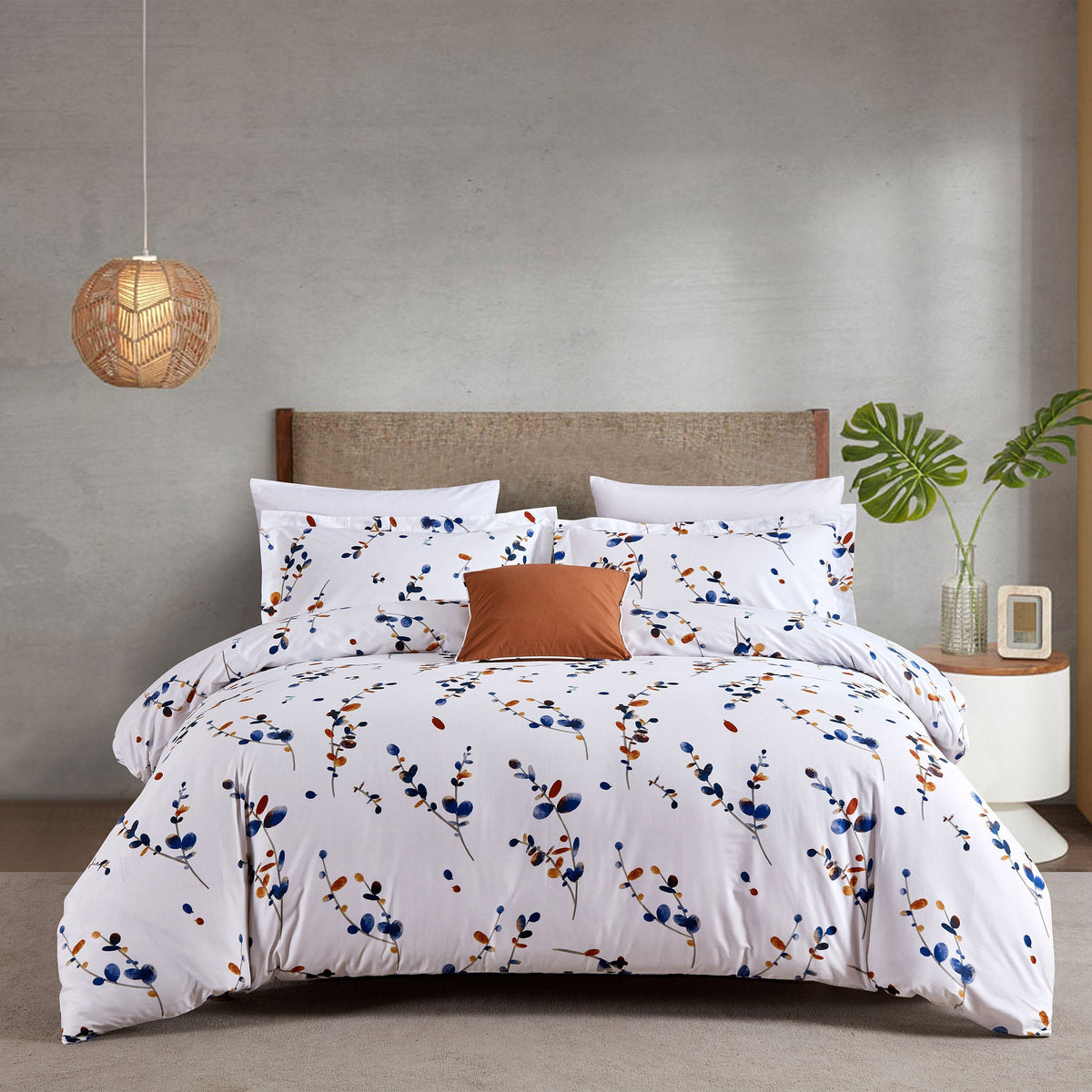 North Home Scarlet Duvet Cover Set