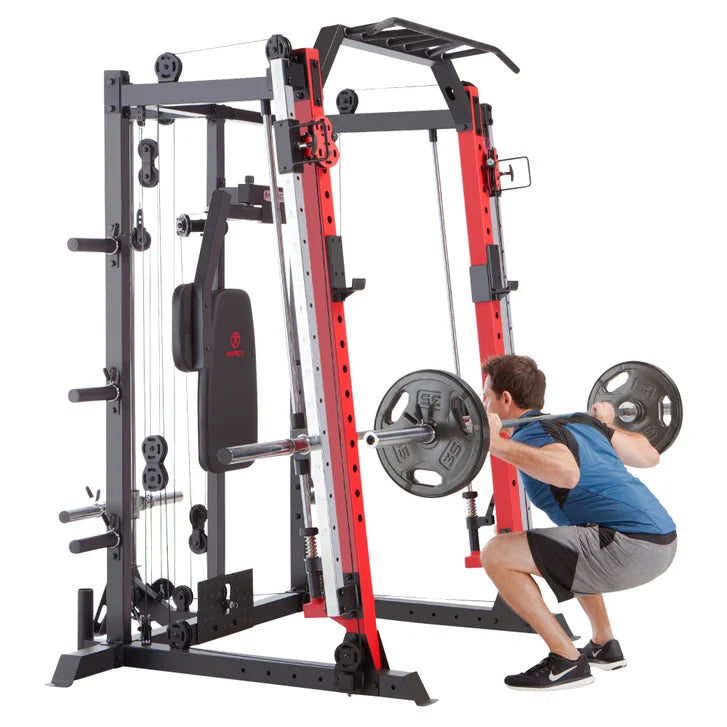 Marcy Smith Machine / Cage System with Pull-Up Bar and Landmine Station