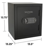 Sanctuary Onyx Series Safe With Electronic Lock and Fire Protection