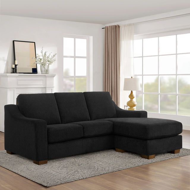 Thomasville Dillard 2-piece Fabric Sofa with Reversible Chaise O9
