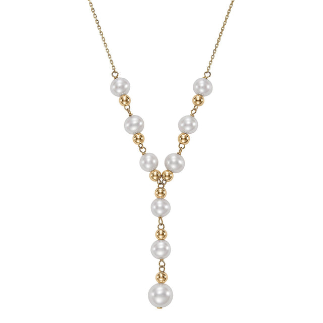 6 – 8 mm Cultured Freshwater Pearl Necklace K1