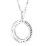 Round Brilliant Diamond Circle Pendant (0.25 ctw)