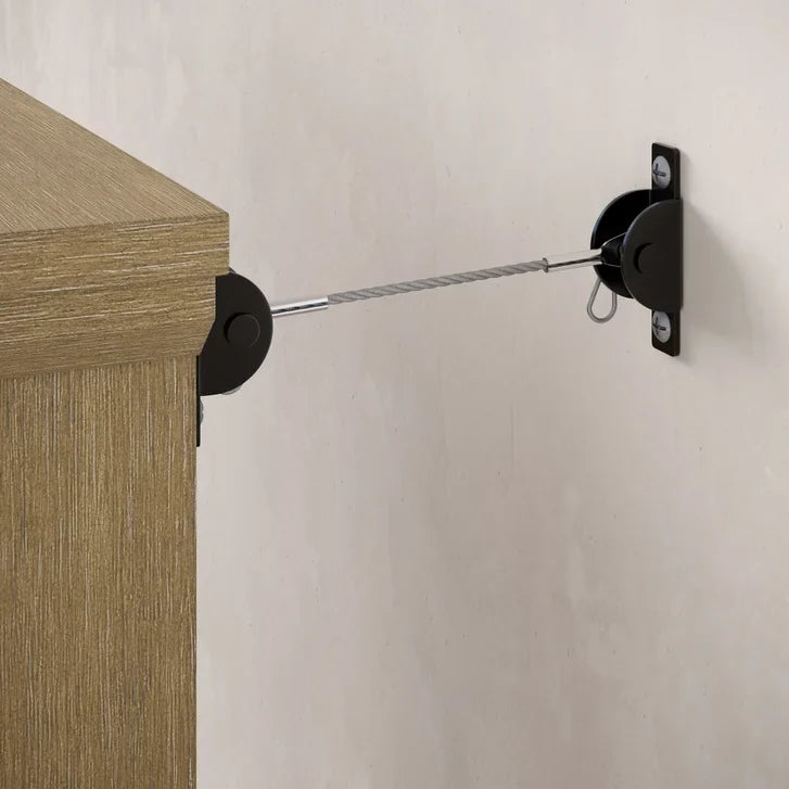OVE Decors Lara Linen Cabinet in Antique Oak Finish