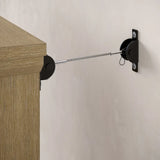 OVE Decors Lara Linen Cabinet in Antique Oak Finish