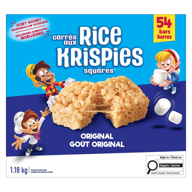 Kellogg's Rice Krispies Squares, 54 × 22 g P1