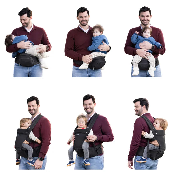 Momcozy 2-In-1 Hip Seat Baby Carrier