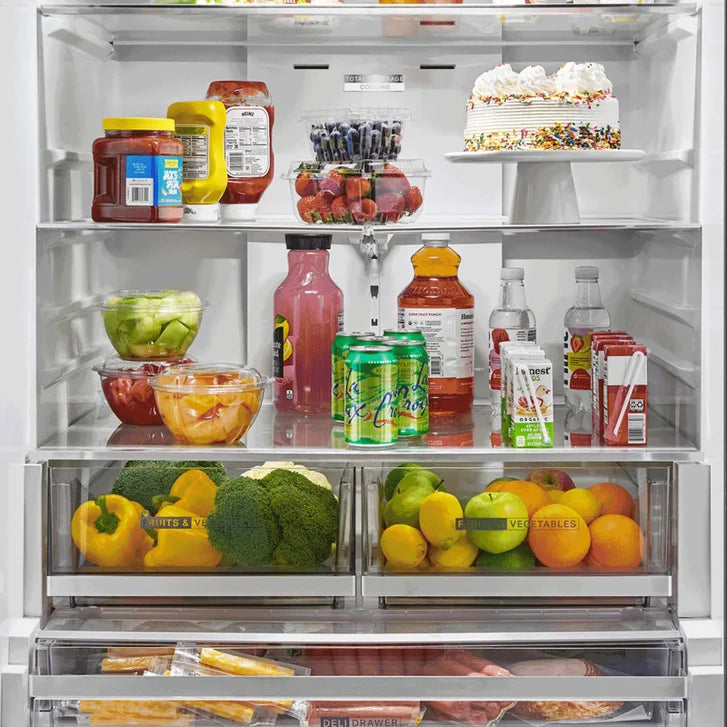 Whirlpool 36 in. 31 cu ft. Stainless Steel French Door Refrigerator with Ice Maker