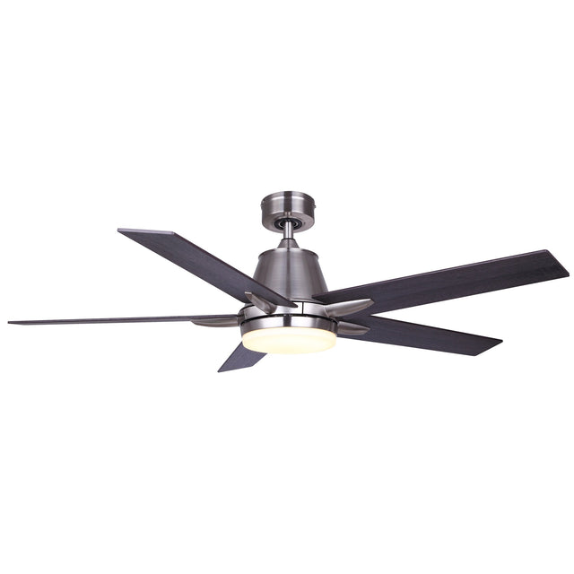 DAVIS 52 in. LED brushed nickel ceiling fan B0