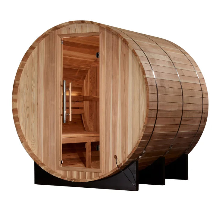 Golden Designs Arosa 4-person Barrel Steam Sauna