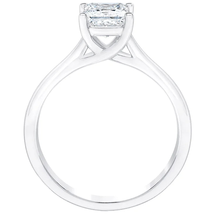 Princess Cut Diamond Solitaire Ring (1.00 ct)