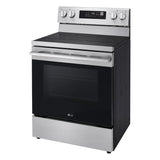 LG 30 in. 6.3 cu ft. Stainless Steel Freestanding Range with ProBake Convection and AirFry