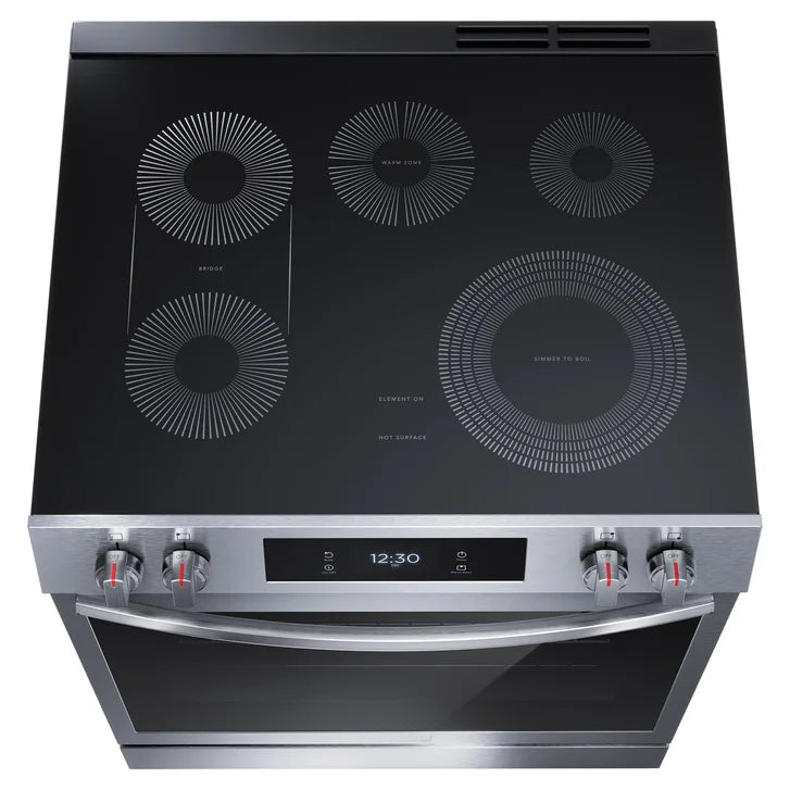 Frigidaire Gallery 30 in 6.2 cu ft. Electric Total Convection 5-Burner Range with Air Fry