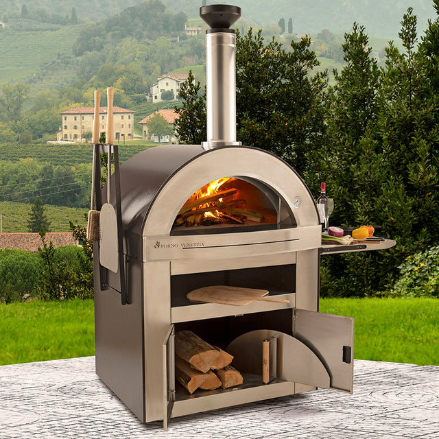 Forno Venetzia Torino 510C Outdoor Wood Burning Pizza Oven R5