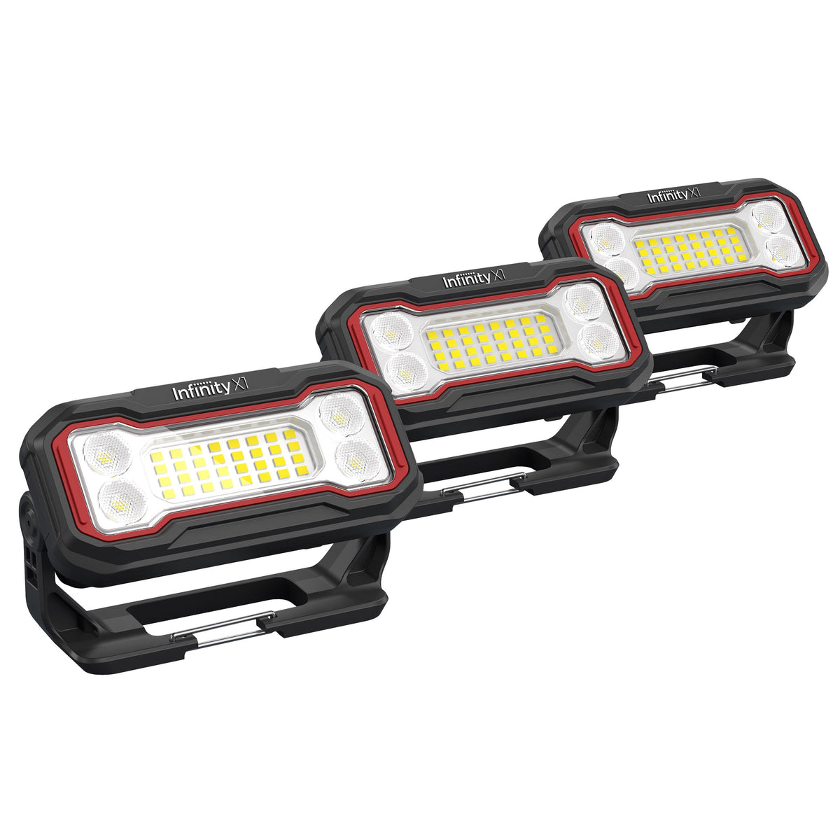 Infinity X1 Rechargeable 2500 Lumen Work light, Pack of 3