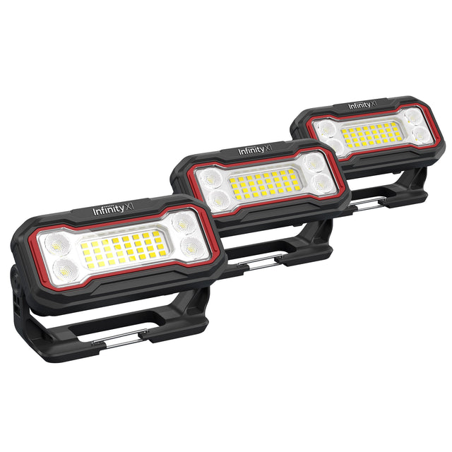 Infinity X1 Rechargeable 2500 Lumen Work light, Pack of 3 S4