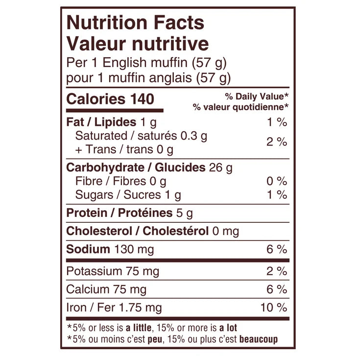 Oakrun Farm Plain English Muffins, 4 x 340 g