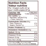 Oakrun Farm Plain English Muffins, 4 x 340 g