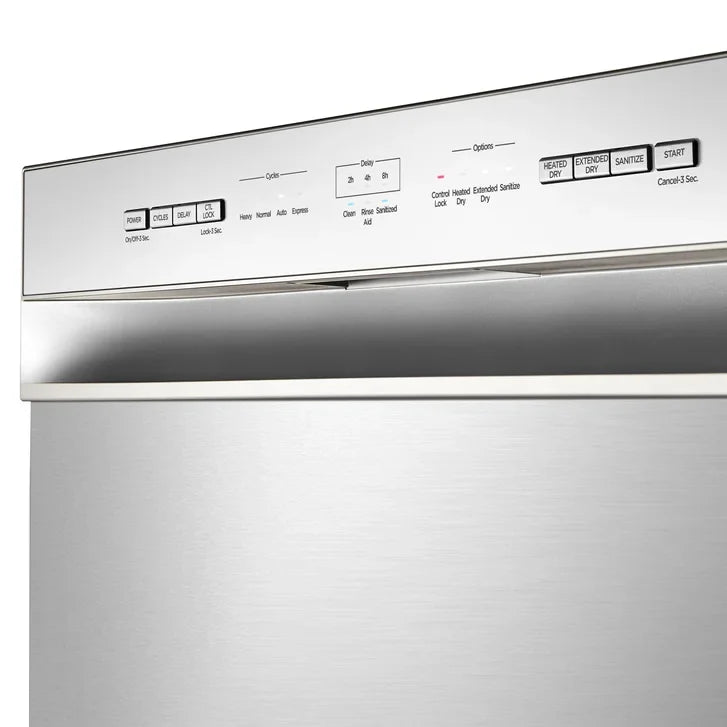 Midea 24 in. Built-in Dishwasher with Hybrid Stainless Steel Tub