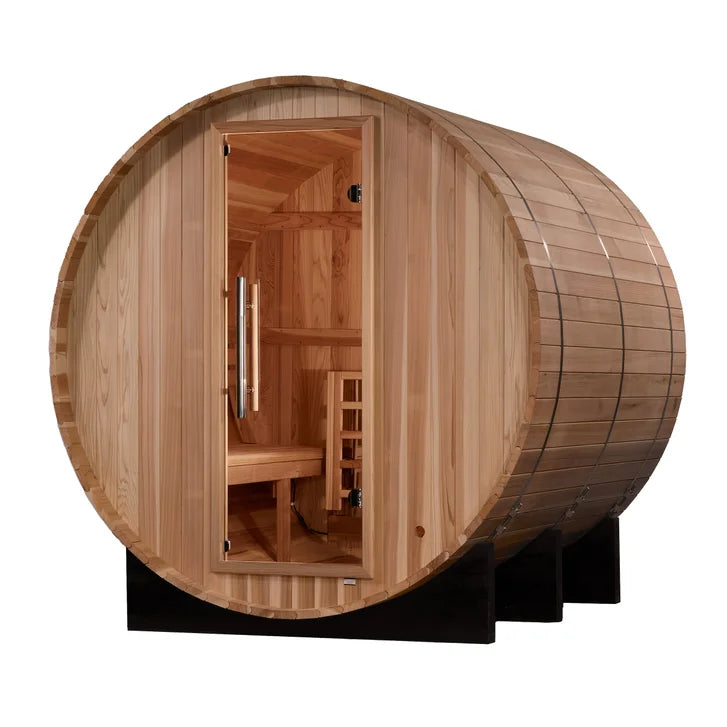 Golden Designs Arosa 4-person Barrel Steam Sauna