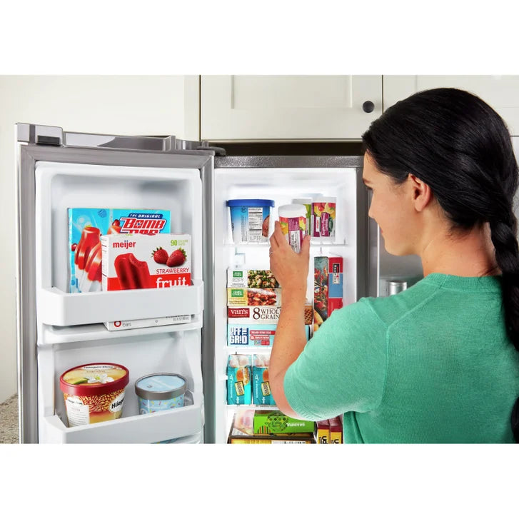 Maytag 36 in 25 cu ft. Stainless Steel Side-by-Side Refrigerator with Stainless Steel Handles